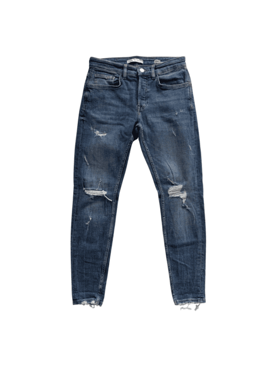 ג׳ינס מיד ZARA מידה 40 פרטים