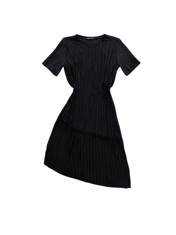 שמלת ערב פליסה ZARA מידה M